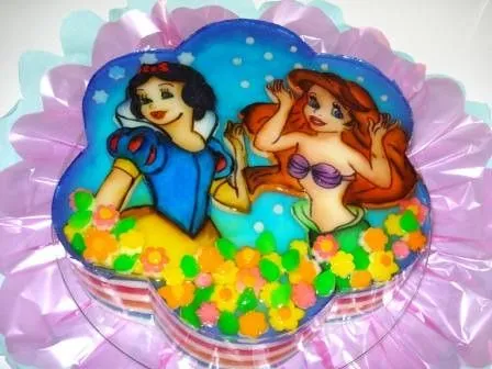 Imagenes de gelatinas decoradas de princesas - Imagui