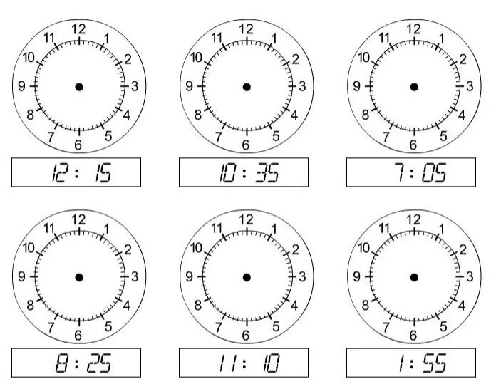 Generador de ejercicios sobre relojes (Time for time) - Didactalia ...