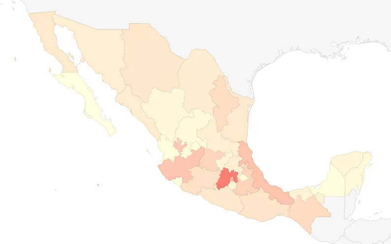 Geochart - Republica Mexicana | WEB++