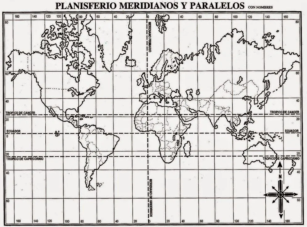Geografía: Planisferios.
