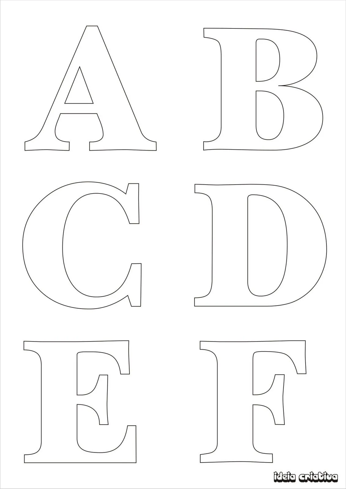  ... por gi barbosa marcadores alfabetos para imprimir moldes diversos