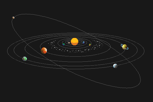 Sistema solar animado gif - Imagui