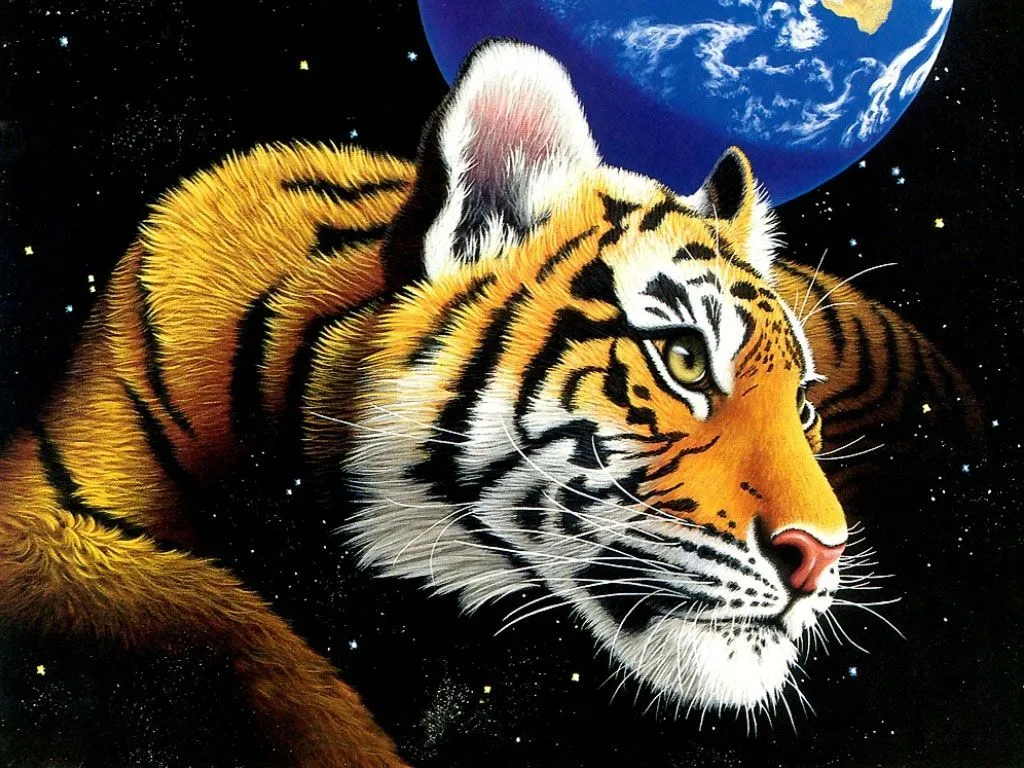 Gifs Animados Cia: Tigre no Planeta Terra