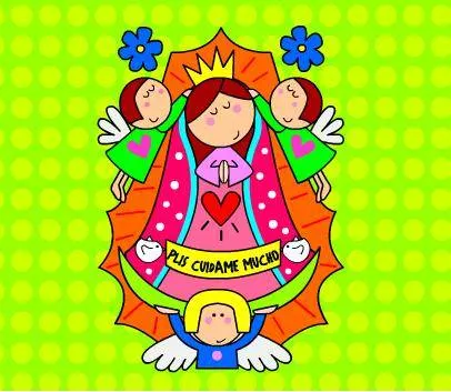 Imágenes de la Virgen de Guadalupe como muñequita - Imagui