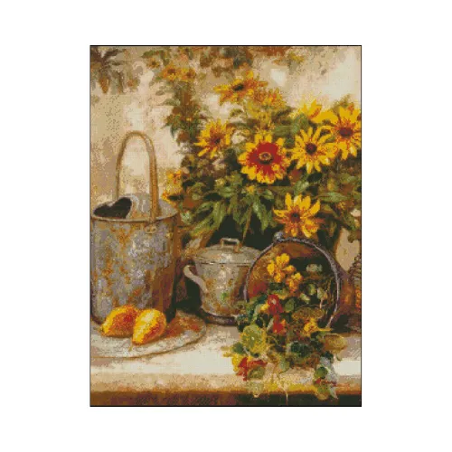 Girasoles - esquemas y gráficos a punto de cruz ¡Novedades! Girasoles - esquemas y gráficos a punto de cruz ¡Novedades!
