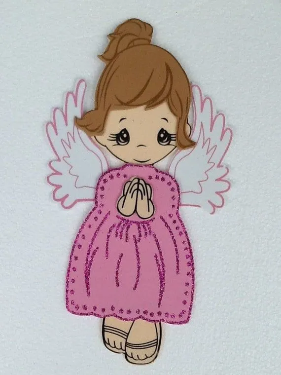 Girl Precious Angel foamy 4 by BeFestive on Etsy