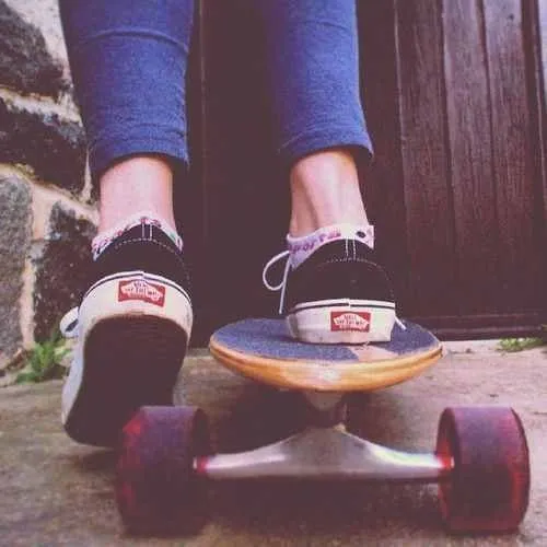 Girl Skater Style wearing Vans | Skateboard LifeE | Pinterest ...
