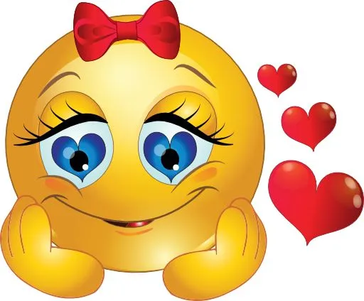 Girl Smiley in Love | Emoce | Pinterest | Enamorado, Emoticon y ...