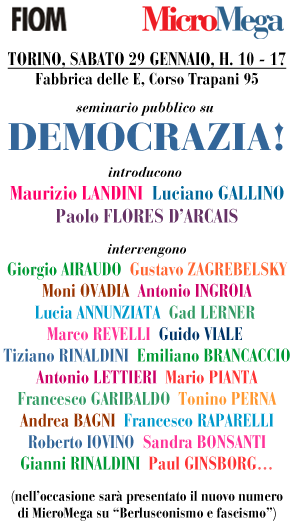 Gli interventi di Landini, Gallino, Ingroia, Flores d'Arcais ... Gli interventi di Landini, Gallino, Ingroia, Flores d'Arcais ...