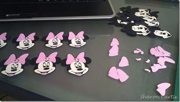 GlitterAngel Art: Minnie Mouse party bags