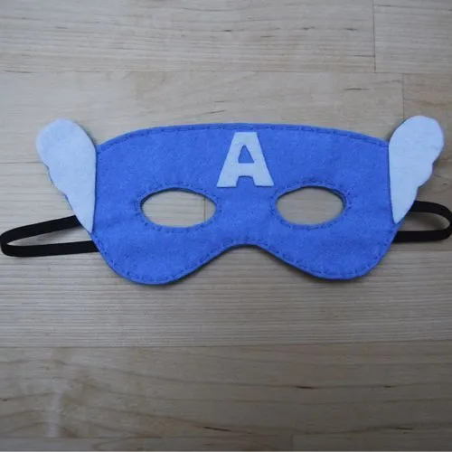 Globers Máscaras de superhéroes en fieltro para niños. Capitán ...