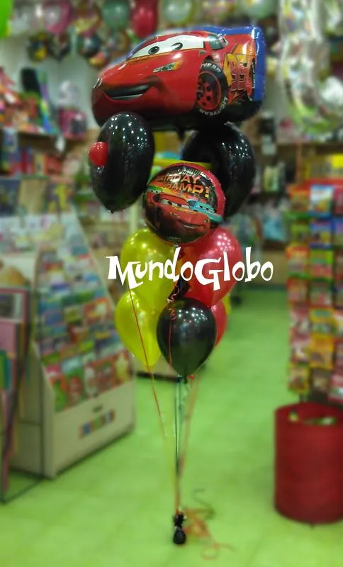 Globo de foil de Rayo Mcqueen - MundoGlobo