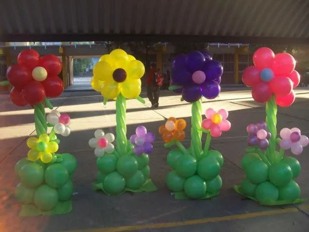 flores grnades en globos | Decoraciones y ambientaciones