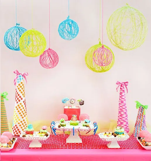 Adornos caseros para decorar cumpleaños para niños - Decoración y ...