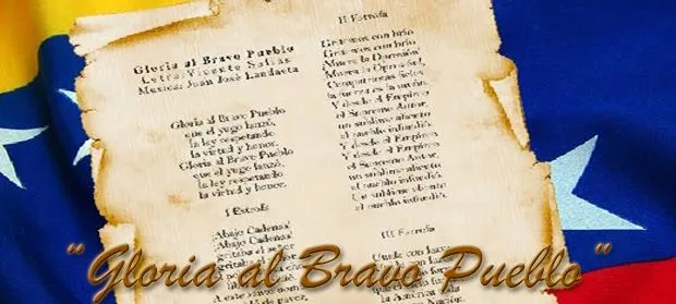 Gloria al Bravo Pueblo” de canto patriótico a Himno Nacional ...