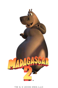 Gloria la hipopótamo - Gifs animados: Madagascar 2 Gloria la hipopótamo - Gifs animados: Madagascar 2