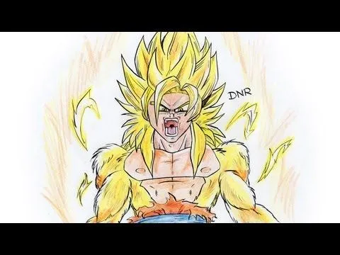 Goku fase dios para dibujar - Imagui