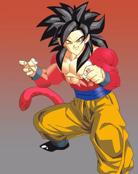 Goku SSJ4 by ~LuzTerin on deviantART