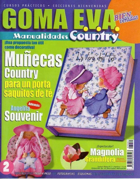 GOMA EVA O FOAMI: muñecas country,tapa para carpeta, perchero elefante y  una caja libro | Variasmanualidades's Blog