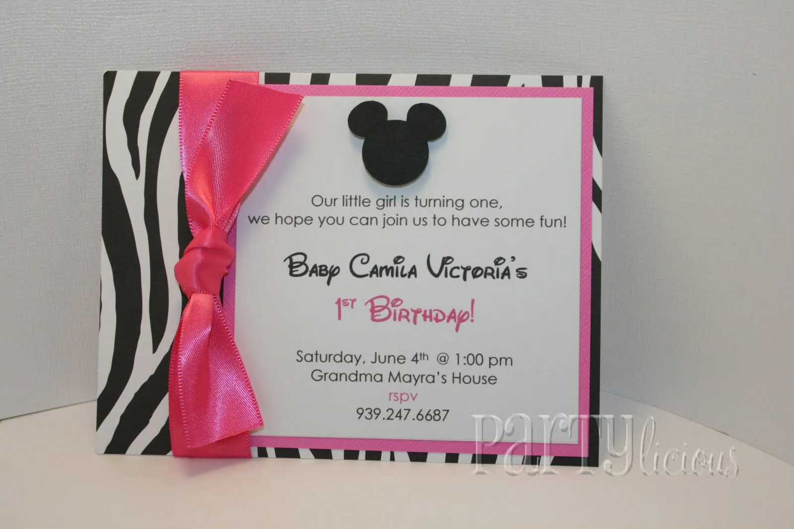  ... gorgeous party hat for the birthday girl with just enough zebra print
