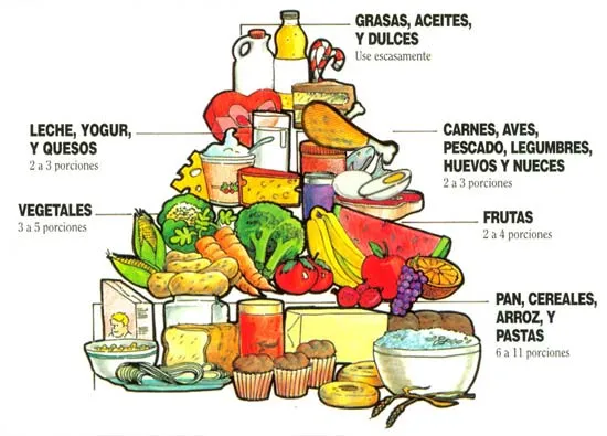 franaran: Pirámides nutricionales y balance energético.