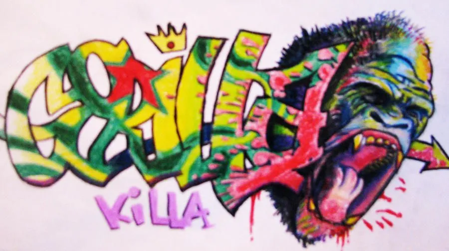 Gorilla Graffiti by MikelDavid on DeviantArt