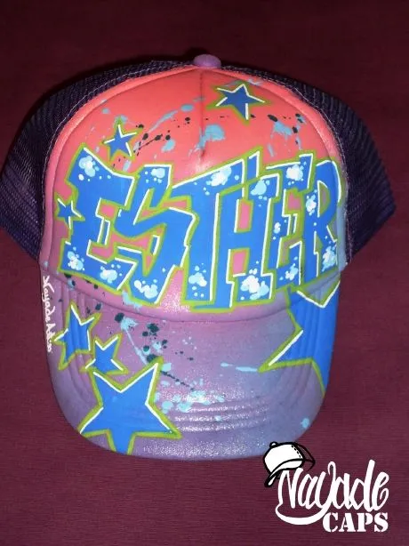 Gorra Graffiti Esther | Nayade Caps Gorras personalizadas Custom caps