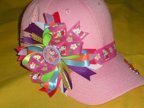 gorras decoradas ,lazos para niñas y grandes de calidad | gorras ...