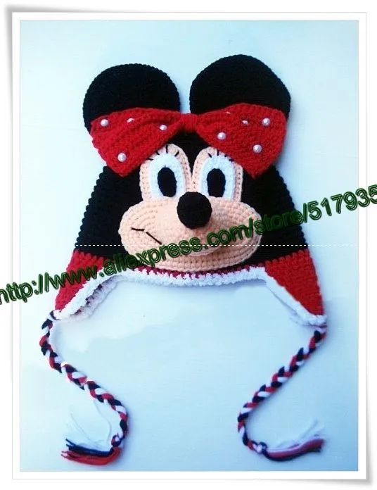 Gorros de tejido de Mickey Mouse - Imagui