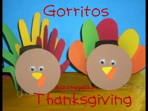 Gorritos Thanksgiving // acción de gracias - YouTube