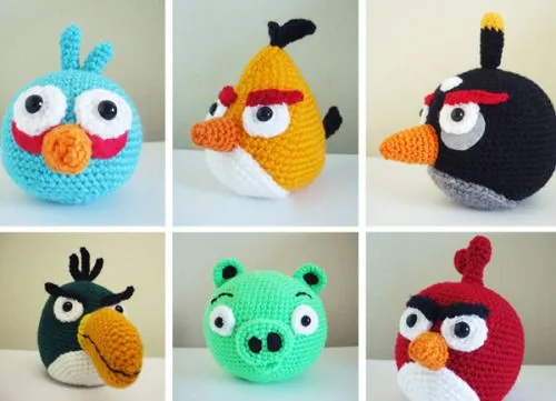 Gorros Angry Birds crochet patron - Imagui