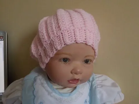 gorro crochet Y Bandas cabello on Pinterest | Crochet Hats, Hat ...
