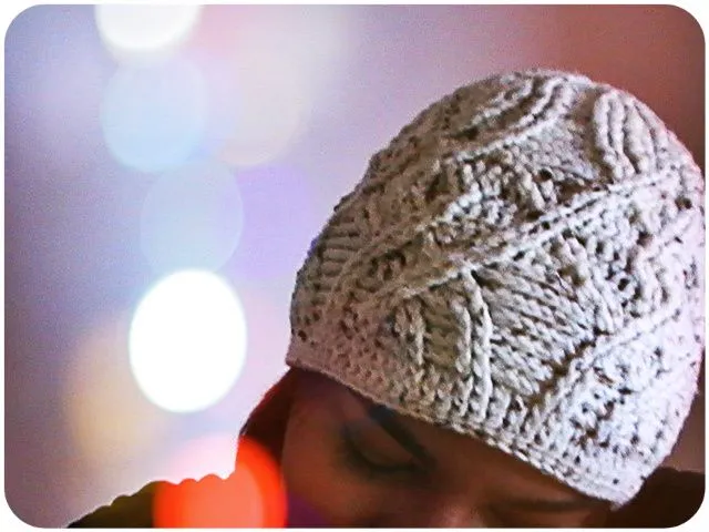 Gorro a crochet dibujado con puntos en relieve | Margarita Knitting