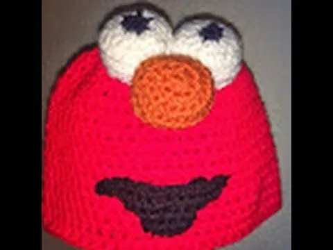 Como hacer un gorro de Elmo. Crochet. Parte 1 - YouTube