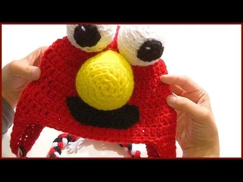 Como hacer un gorro de Elmo en crochet. - Youtube Downloader mp3