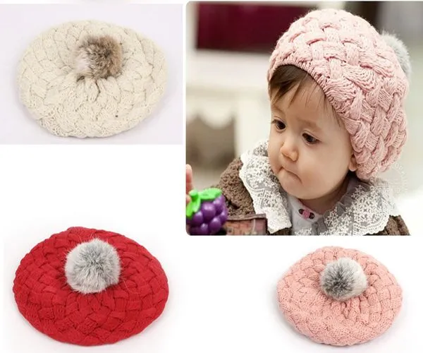 Gorros de lana para niños en crochet - Imagui