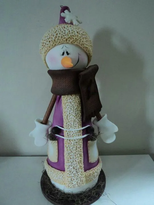 Gorro de muñeco de nieve | Gorros para invierno | Pinterest