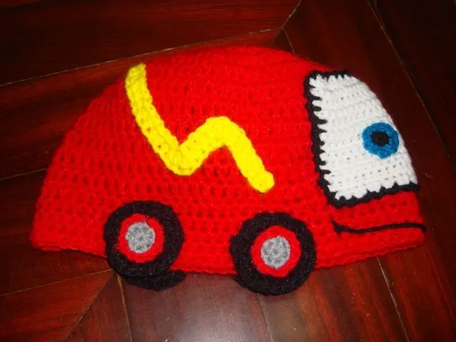 Gorro tejido cars | Crochet Gorros | Pinterest | Tejido and Cars
