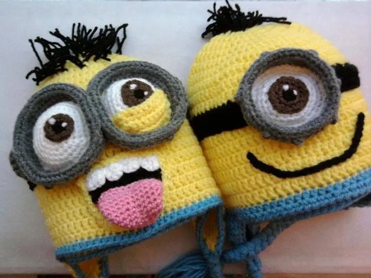 gorro tejido a crochet minion | Crochet Gorros | Pinterest ...