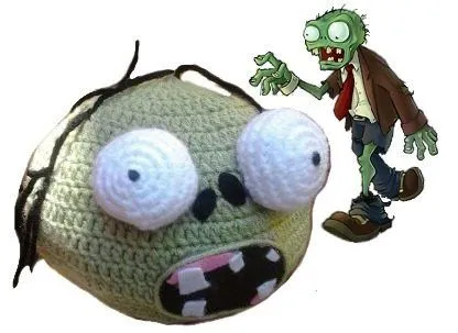 Gorro Tejido Crochet Personalizado Angry Birds Zombies Idd ...