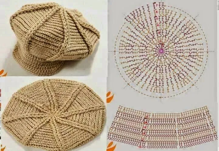 Gorros crochet patrones picasa - Imagui