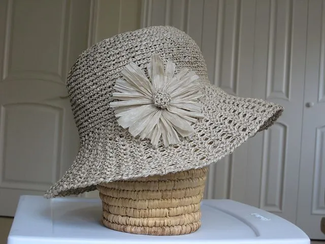 Sombreros de playa patrones acrochet - Imagui