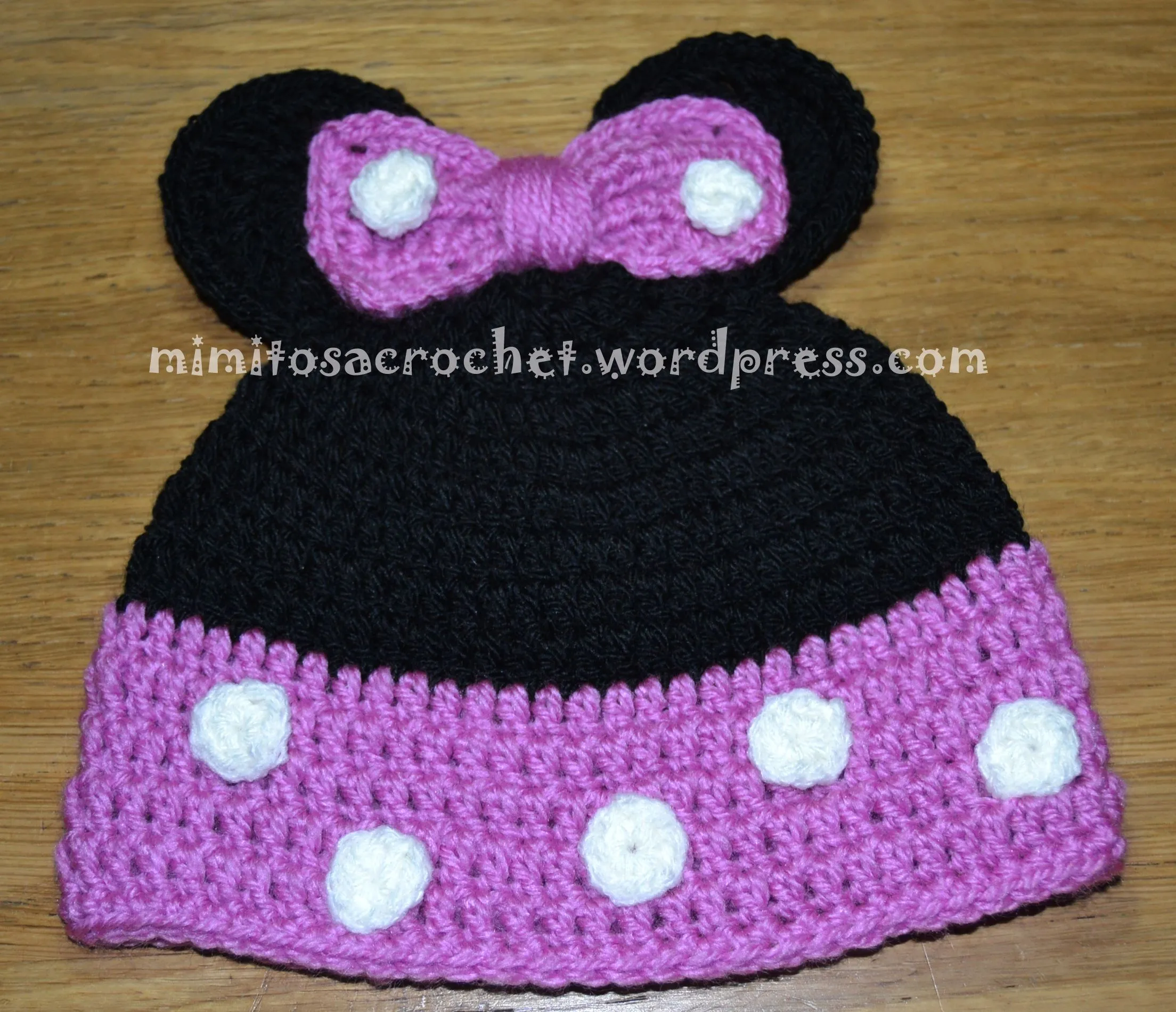 Gorros de Mickey y Minnie Mouse a Crochet | Mimitos a Crochet