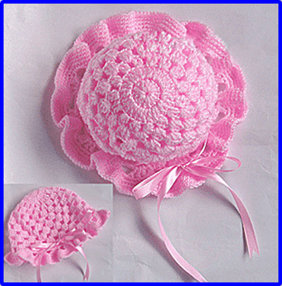Patrones de gorros tejidos a crochet para niñas - Imagui