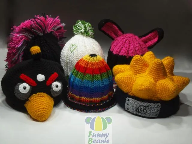 Gorros animales tejidos a crochet - Imagui