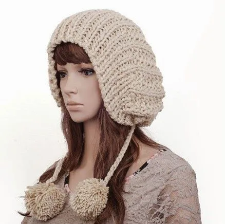 Tejidos Arañita: Gorros de lana tejidos a mano para mujer