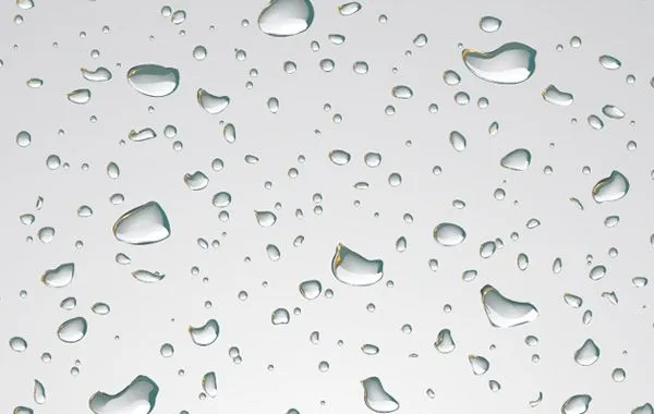Gotas de agua sobre fondo gris imágenes prediseñadas (clip arts ...