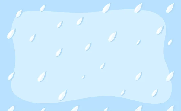 Gotas de lluvia - vector de fondo de dibujos animados — Vector ...