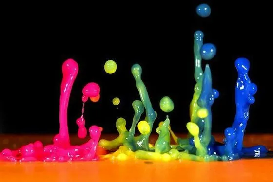 Gotas de pintura de colores - Imagui