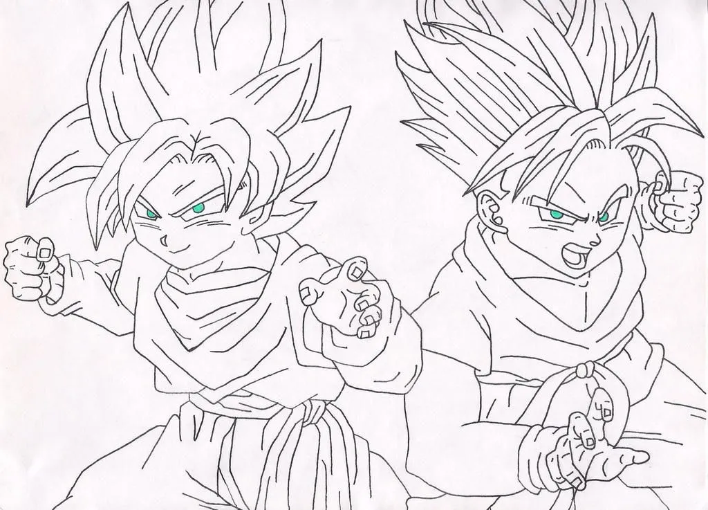 Goten and Trunks by leaxed on DeviantArt